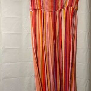 Colorful Striped Maxi Dress